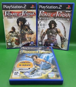 Prince Of Persia Trilogy Ps2 Bundle - Sabbia del Tempo, Due Troni, Guerriero Dentro - Foto 1 di 2