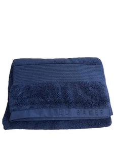 Ted Baker London Handtuch 50 x 90 cm 100% Baumwolle blau Geschenkset UVP 45£ - Bild 1 von 6