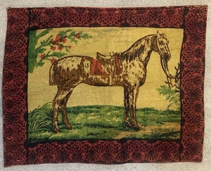 Antique Stroock Horsehair Buggy Carriage Lap Blanket Race Horse Equestrian READ - Picture 1 of 24