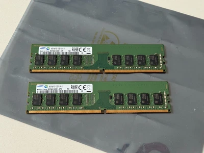 Samsung 8GB M378A5143EB1-CPB 2x4GB PC4-17000 2133MHz UDIMM Memory Ram DDR4 PC - Image 1 of 2