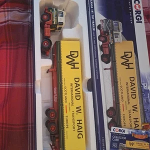 Corgi Scania 141 Tilt Trailer David W Haig International Transport Scotland 1/50 - Picture 1 of 5