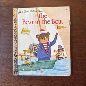 Vintage Golden Book “The Bear In The Boat” 1972 - Imagen 1 de 2