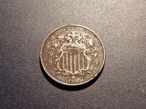 Escudo de níquel de Estados Unidos 1868 - Imagen 1 de 2