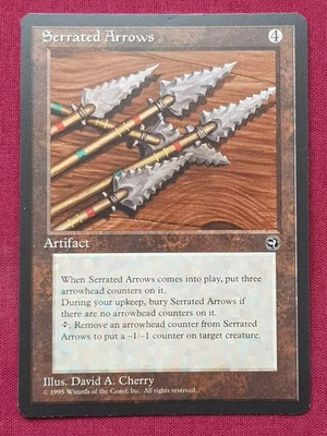Magic The Gathering HOMELANDS SERRATED ARROWS artifact card MTG - Image 1 of 2