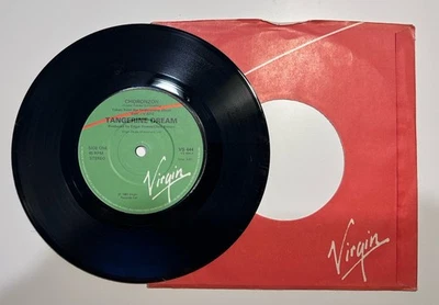 Tangerine Dream Single Choronzon  7” Vinyl VS444 1981 VG+ - Image 1 of 3