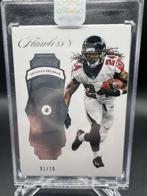 2017Flawless Encased Devonta Freeman Diamond Gem SSP 1/10 #6 RARE 💎 Falcons - Image 1 of 4