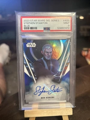 2023 Topps Star Wars Signature Series Stephen Stanton As Ben Kenobi PSA 9 34/50 - Image 1 of 2
