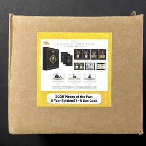 2025 Pieces Of The Past 9 Year Edition Series 1 Factory Sealed 5-Box Case - Bild 1 von 3