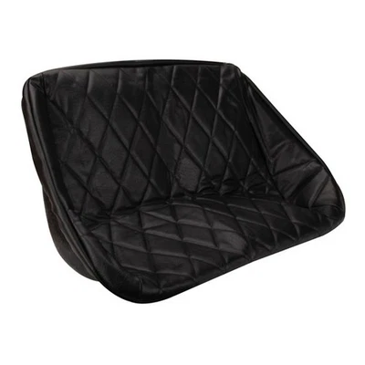 EMPI 3059 Buggy Rear Bench Seat Cover, Black Diamond Pleat, 34-1/2 In. - Image 1 of 4