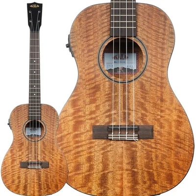 KALA Ukulele Curly Mango Series Curly Mango Body Baritone Electric Specification - Image 1 of 4