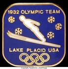 Olympische Stecknadeln 1932 Lake Placid USA Ski Team Reproduktion