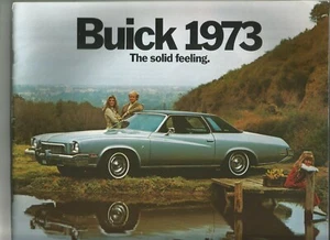 1973 Buick Sales Brochure w/ Electra, LeSabre, Riviera, Estate Wagon, & Century - Picture 1 of 1