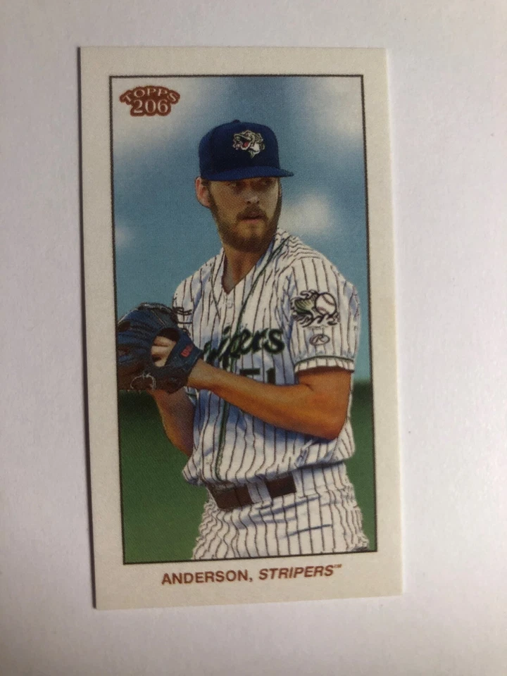 2020 Topps 206 T206 Online Exclusive Ian Anderson Stripers 31 - Image 1 of 1