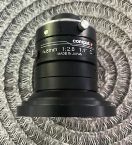 COMPUTAR V0828-MPY 1.1" 8mm F2.8 12MP C-Mount Lens #S-31 - Picture 1 of 5