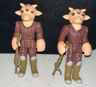 2x Kenner Ree-Yees Star Wars 1983 de colección, con arma, excelente Foto 1 de 4