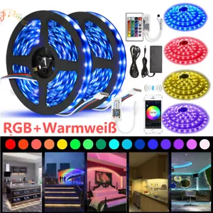 5m-20m 5050 SMD RGB+WW RGBW LED Rayas Barra Banda WiFi APP Controlador - Imagen 1 de 22