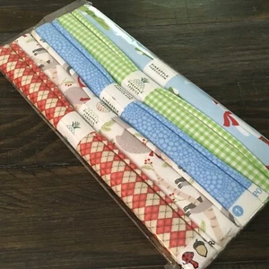 New Fabric Quilting-Sewing 100% Cotton Fabric 5-21”x21”Coordinating Pieces - Picture 1 of 3