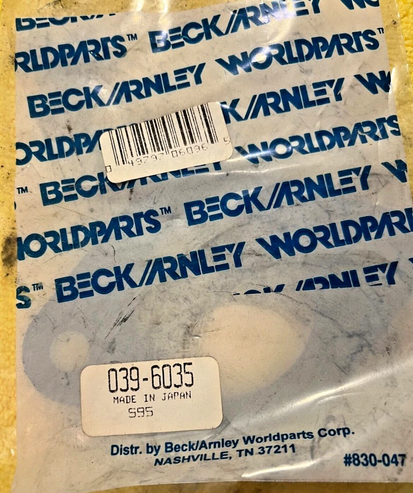 Beck Exhaust Gasket for 75-83 Datsun Z 310 510 610 710 810 B210 210 720 200SX Foto 1 de 3