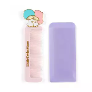 Little Twin Stars Hair Comb with Case Sanrio Travel Accessories - Picture 1 of 3