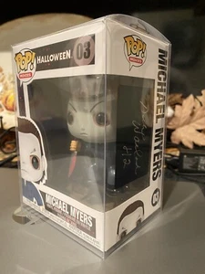 HALLOWEEN MICHAEL MYERS DICK WARLOCK SIGNED AUTOGRAPHED FUNKO POP 03 - Picture 1 of 3