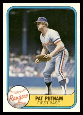 1981 Fleer #630 Pat Putnam Texas Rangers - Image 1 of 2