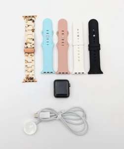 LOT Apple Watch Series 3 38mm - Gray Aluminum Case - Picture 1 of 11