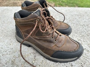 Ariat® Men's Terrain Distressed Brown Lace Up Boots Size 10 D - Picture 1 of 6