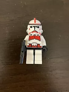Lego Star Wars Clone Trooper Shock Trooper Red Episode 3 minifigure sw0091 7655 - Picture 1 of 4