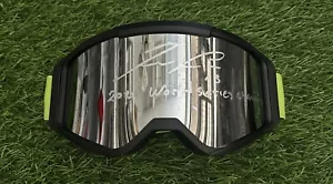 Ronald Acuna Jr. Atlanta Braves 2021 Celebration Used Goggles Signed GUG LOA - Picture 1 of 5