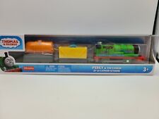 Thomas and Friends Trackmaster Percy and the Tanker Motorized Engine Train New