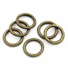 100 pcs Antique Bronze Soldered Closed Jump Rings – 8mm – 17 Gauge (1.4mm Thick)