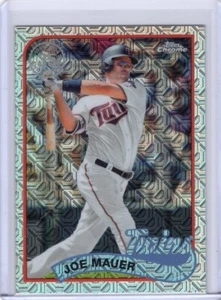 2024 Topps Silver Pack Mojo Refractor 1989 Insert Joe Mauer HOFer Minnesota Twin - Picture 1 of 2