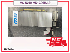 MSI N210-MD1GD3H/LP GeForce 210 1GB DDR3 PCI-e Silent HDMI/DVI/VGA Graphics Card