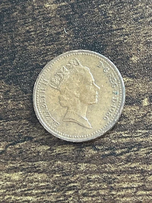 Moneda real de 1 centavo 1986 Reino Unido Gran Bretaña TB1085* Foto 1 de 2