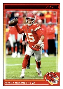 Partitura de fútbol americano NFL 2024 Patrick Mahomes II - Tarjeta de puntuación #137 - Kansas City Chiefs - Imagen 1 de 2