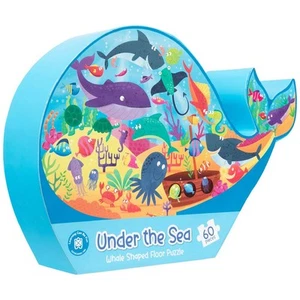 Learning Can Be Fun Under the Sea Whale Floor Puzzle - Picture 1 of 2