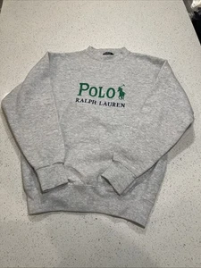 Vintage Polo Ralph Lauren Crew Sweatshirt Large (see Measurements) - Picture 1 of 12