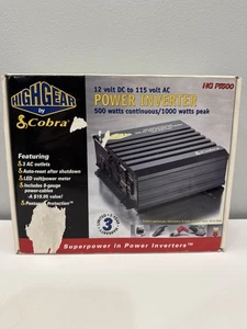 Cobra HG-PI-500 Highgear 500W Continuous DC to AC Power Inverter 1000W Peak NOS - Picture 1 of 7