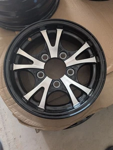 12" x 4" ALUMINUM TRAILER WHEEL 5-LUG ON 4.5 INCHES - Picture 1 of 1