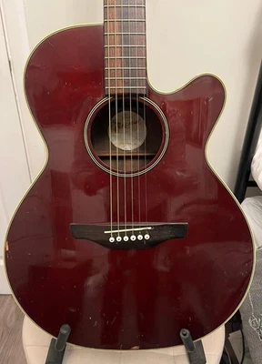 Takamine EG140SRC G Series Electro Acoustic Guitar - Wine Red/Burgundy - Image 1 of 4
