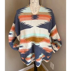 Suéter azteca con bolsillos para mujer Zula - TALLA M/L - USADO EN EXCELENTE ESTADO ¡súper suave! - Imagen 1 de 12