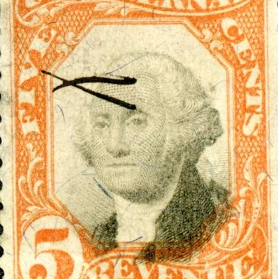 EFO R137 BLACK VIGNETTE SHIFTED DOWN INTO "CENTS" - Image 1 of 2