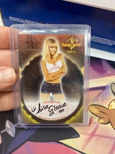 2013 Bench Warmer Happy Thanksgiving Lisa Gleave Authentic Autograph  Card - Picture 1 of 2