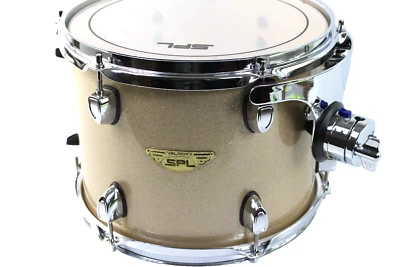 Tambor SPL Velocity 12 x 9" Rack Tom - Lentejuelas doradas #R1981 Foto 1 de 4