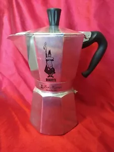 Bialetti Moka Express 1 Cup Stovetop Espresso Maker Used Made in Italy - Picture 1 of 9