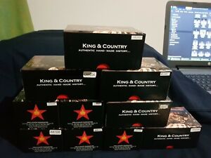 King & Country WWII German Figures Lot Four 09 Figures With Boxes No Damage.