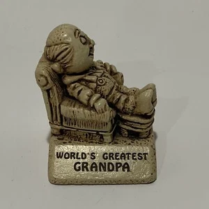 PAULA Sillisculpt Award WORLD"S GREATEST GRANDPA Figur 70er Vintage Statue - Bild 1 von 4