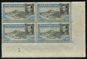 Wniebowstąpienie 1938 KGVI 6d perf. 13,5 blok 4 Mint NH/LH