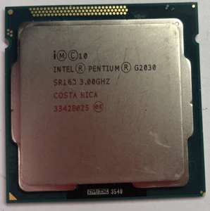 Intel Pentium G2030 3.00GHz LGA 1155/Socket H2 5 GT/s CPU SR163 - Picture 1 of 2