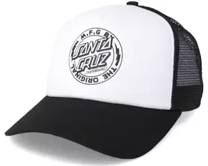 SANTA CRUZ - Voltage Mesh - Skateboard Mesh Hat, Skate Cap - White/Black - Picture 1 of 2